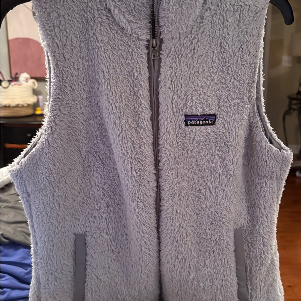 Patagonia Soft Gray Fleece Vest
